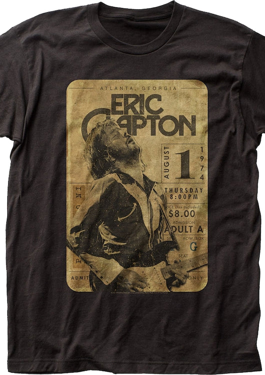 Concert Ticket Eric Clapton T-Shirt - main product image