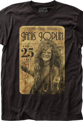 Concert Ticket Janis Joplin T-Shirt