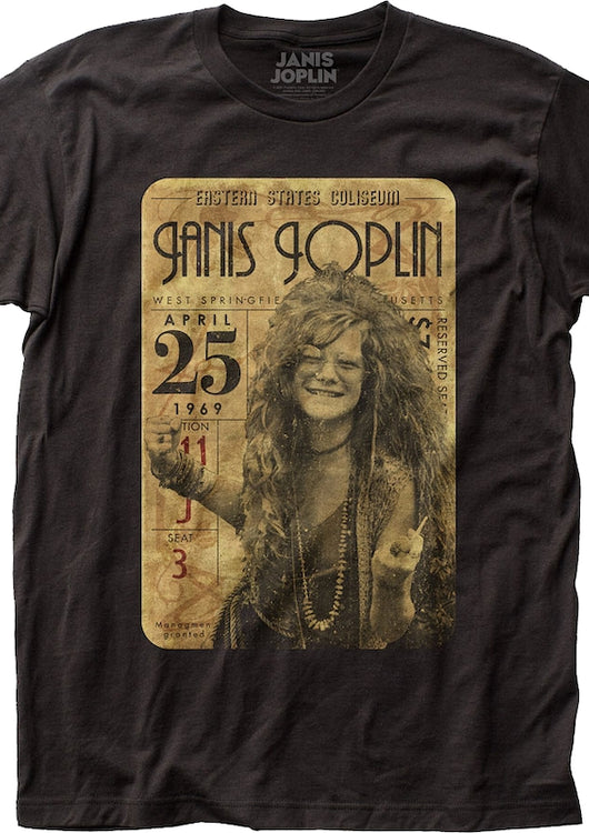 Concert Ticket Janis Joplin T-Shirt - main product image