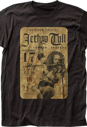 Concert Ticket Jethro Tull T-Shirt