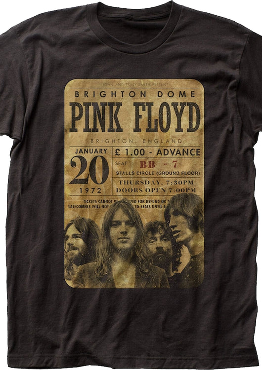 Concert Ticket Pink Floyd T-Shirt - main product image