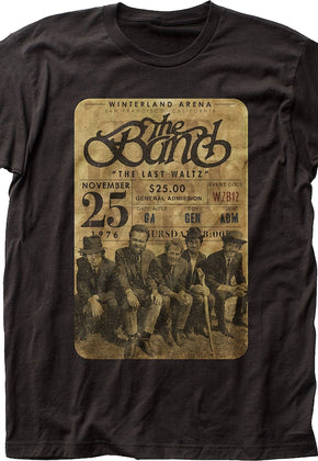 Concert Ticket The Band T-Shirt