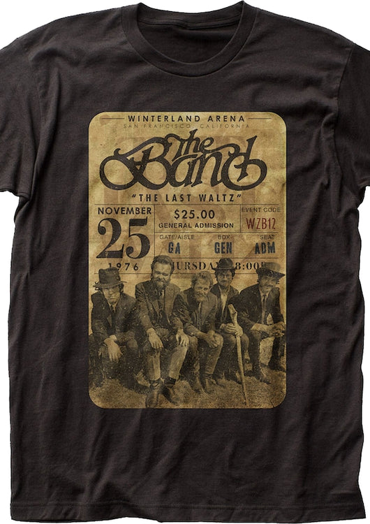Concert Ticket The Band T-Shirt - main product image