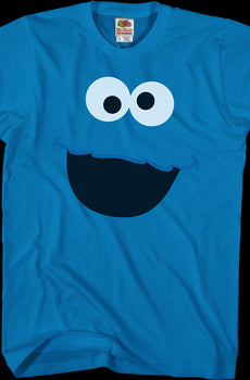Cookie Monster Face Sesame Street T-Shirt