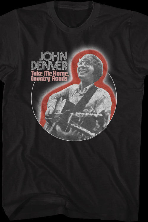 Country Roads Outline John Denver T-Shirtmain product image
