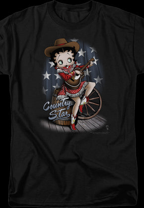 Country Star Betty Boop T-Shirt