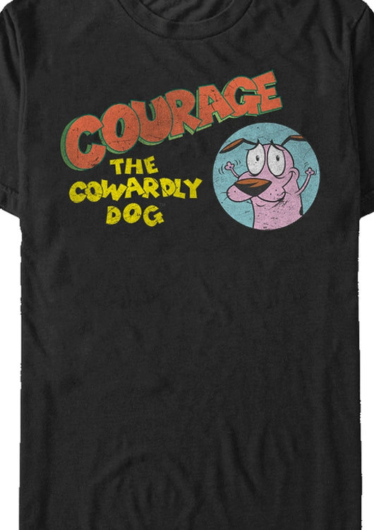 Courage The Cowardly Dog Logo T-Shirt - main product image