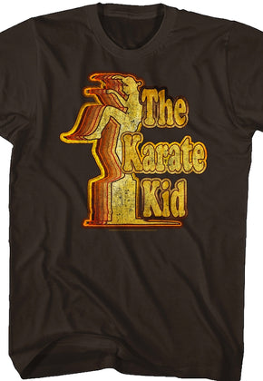 Crane Kick Pattern Karate Kid T-Shirt