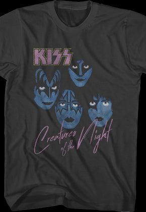 Creatures of the Night Album Cover KISS T-Shirt