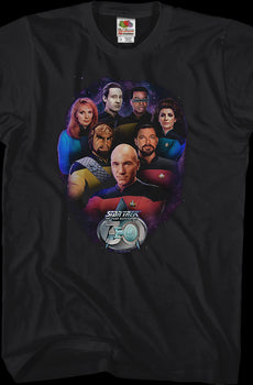 Crew 30th Anniversary Star Trek The Next Generation T-Shirt