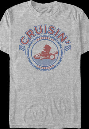 Cruisin' Silhouette Mario Kart T-Shirt