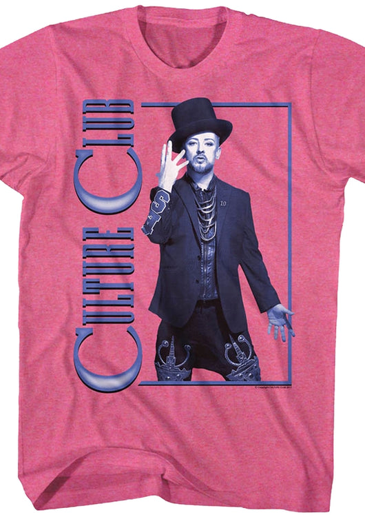Culture Club Boy George Pink T-Shirt - main product image