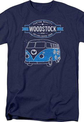 Custom Quality Van Woodstock T-Shirt