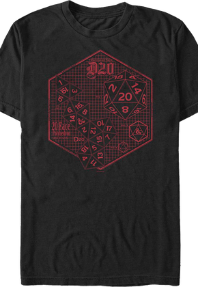 D20 Dungeons & Dragons T-Shirt