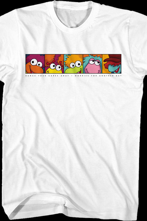 Dance Your Cares Away Panels Fraggle Rock T-Shirtmain product image