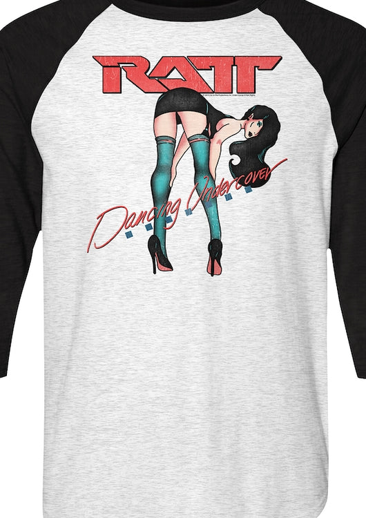 Dancing Undercover Ratt Raglan Baseball Shirt - main product image
