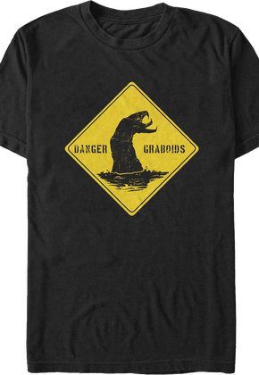 Danger Graboids Sign Tremors T-Shirt