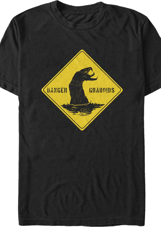 Danger Graboids Sign Tremors T-Shirt - main product image