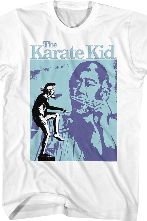 Daniel LaRusso and Mr. Miyagi Collage Karate Kid T-Shirtmain product image