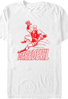 Daredevil Sketch Marvel Comics T-Shirt