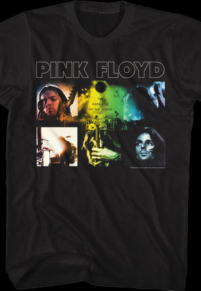 Dark Side of the Moon Band Collage Pink Floyd T-Shirt