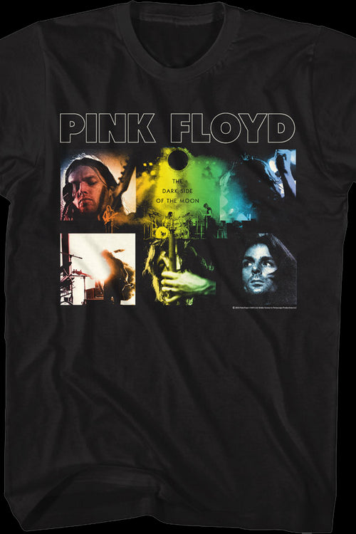 Dark Side of the Moon Band Collage Pink Floyd T-Shirtmain product image