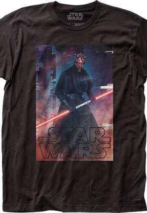 Darth Maul Double-Bladed Lightsaber Star Wars T-Shirt