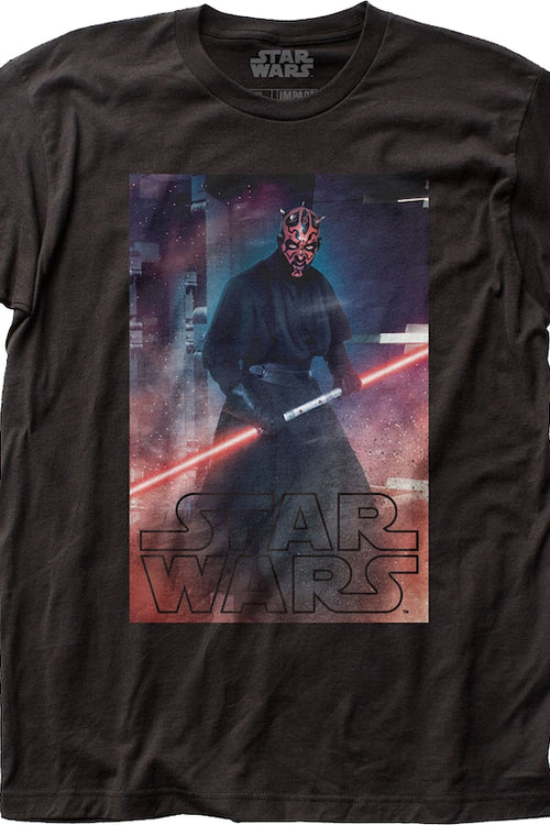 Darth Maul Double-Bladed Lightsaber Star Wars T-Shirtmain product image