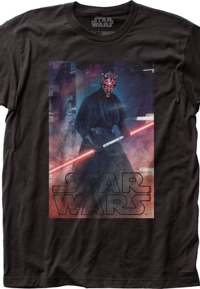 Darth Maul Double-Bladed Lightsaber Star Wars T-Shirt