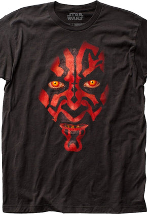 Darth Maul Face Paint Star Wars T-Shirt