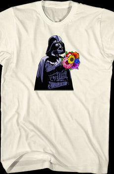 Darth Vader Flowers Star Wars T-Shirt