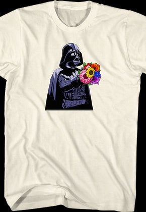 Darth Vader Flowers Star Wars T-Shirt