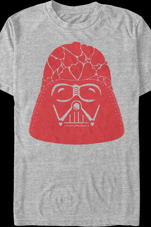 Darth Vader Heart Helmet Star Wars T-Shirtmain product image