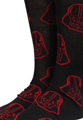 Darth Vader Helmet Star Wars Socks