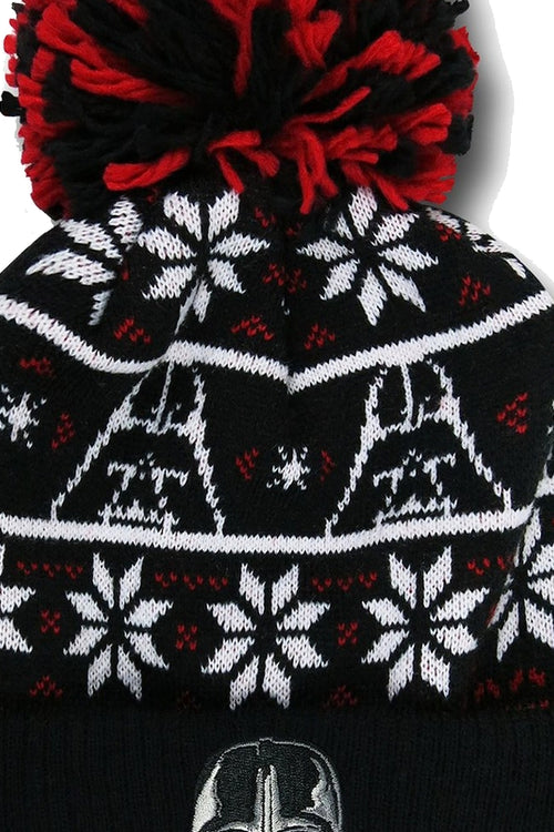 Darth Vader Knit Pom Pom Star Wars Beaniemain product image