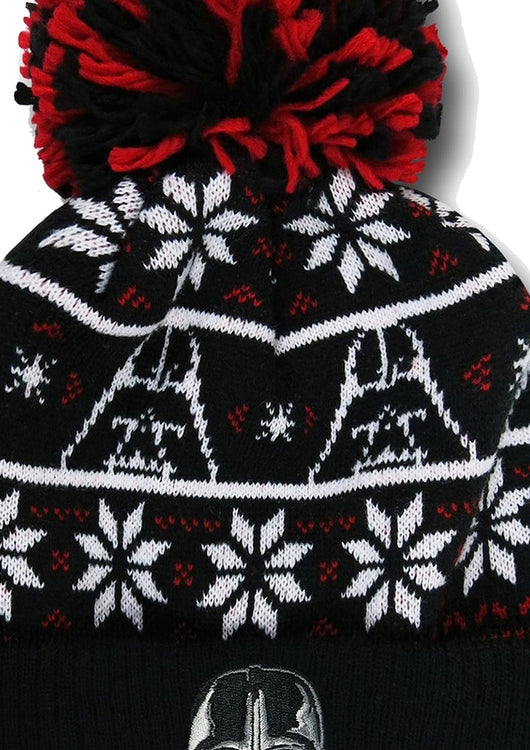 Darth Vader Knit Pom Pom Star Wars Beanie - main product image