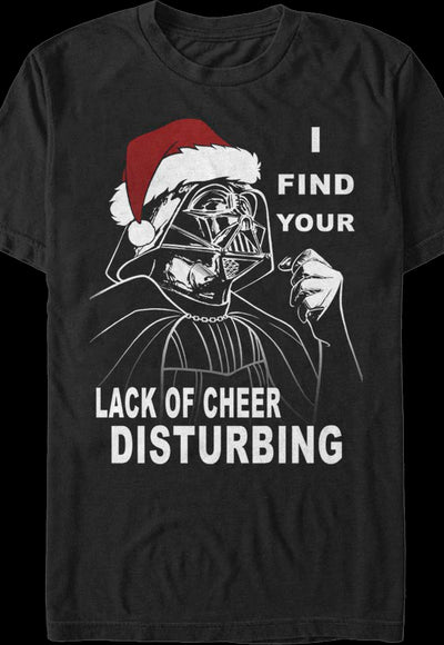Darth Vader Lack Of Cheer Star Wars Christmas T-Shirt