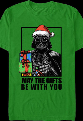 Darth Vader May The Gifts Be With You Star Wars T-Shirt