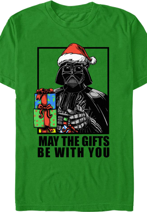 Darth Vader May The Gifts Be With You Star Wars T-Shirt