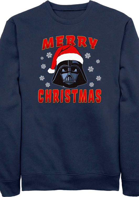 Darth Vader Merry Christmas Star Wars Sweatshirt - main product image