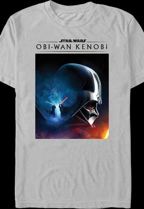 Darth Vader Obi-Wan Kenobi Duel Poster Star Wars T-Shirt