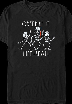 Darth Vader & Stormtroopers Creepin' It Impe-real Star Wars T-Shirt