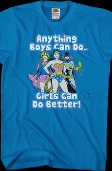 DC Comics Girls Can Do Better T-Shirt