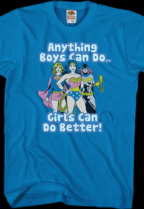 DC Comics Girls Can Do Better T-Shirt