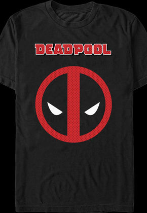 Deadpool Faux Jersey Logo Marvel Comics T-Shirt