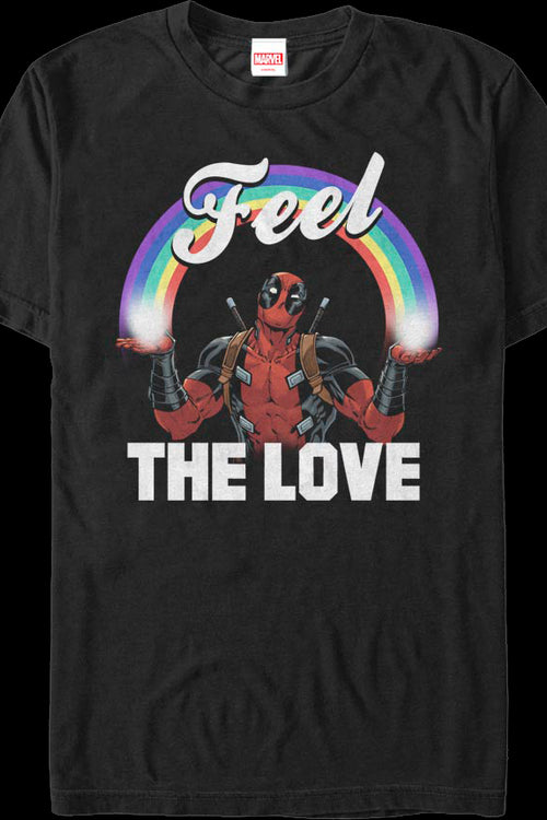 Deadpool Feel The Love Marvel Comics T-Shirtmain product image