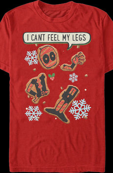 Deadpool Gingerbread Man Marvel Comics T-Shirt