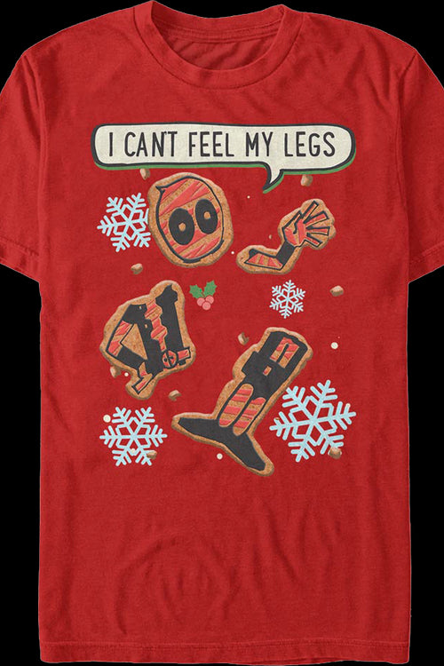 Deadpool Gingerbread Man Marvel Comics T-Shirtmain product image