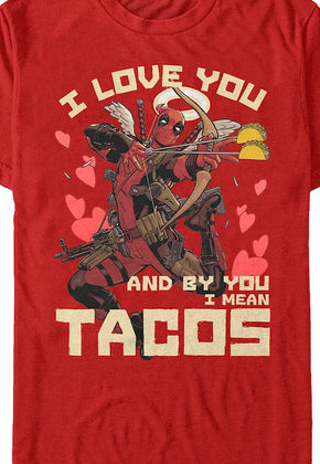 Deadpool I Love You Marvel Comics T-Shirt