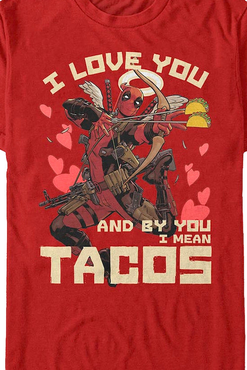 Deadpool I Love You Marvel Comics T-Shirtmain product image